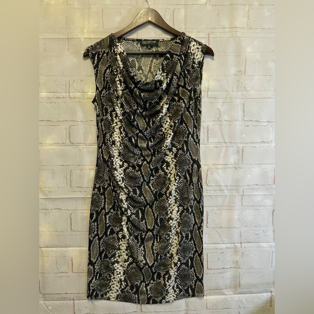 Jones New York Collection Sheath Python Snake Pri… - image 1